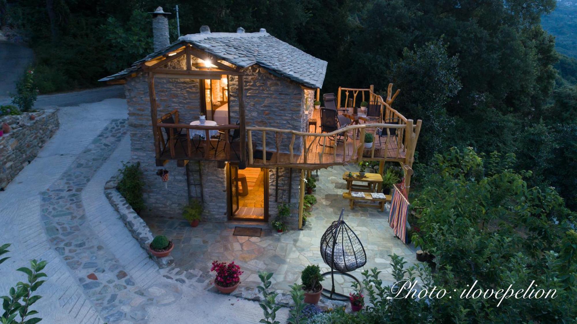 Aristoteli'S Stone House Makrirrákhi 외부 사진